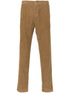 corduroy slim-cut trousers